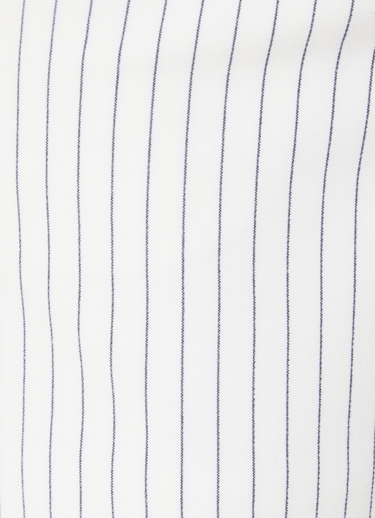 Pantaloni scurți cu talie înaltă și dungi drepte French Connection Whisper