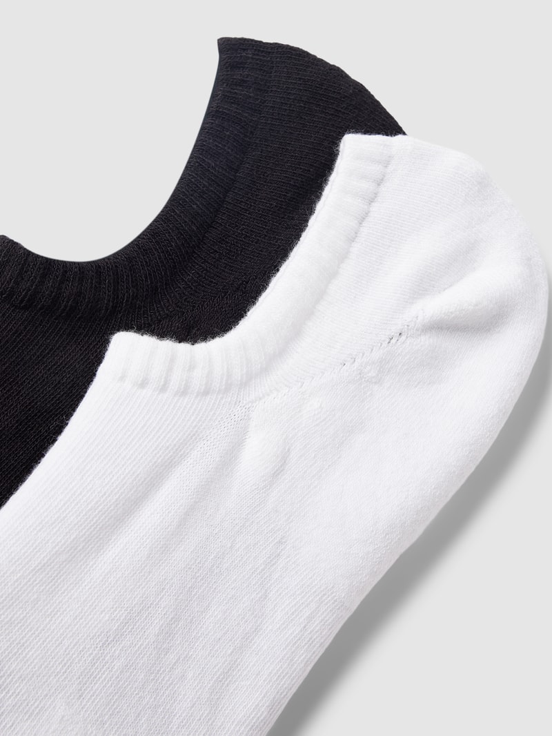 Sneakersocken mit Logo-Stitching Modell 'FOOTIE' in weiss