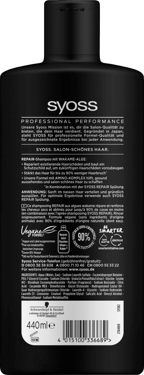Shampoo Repair, 440 ml