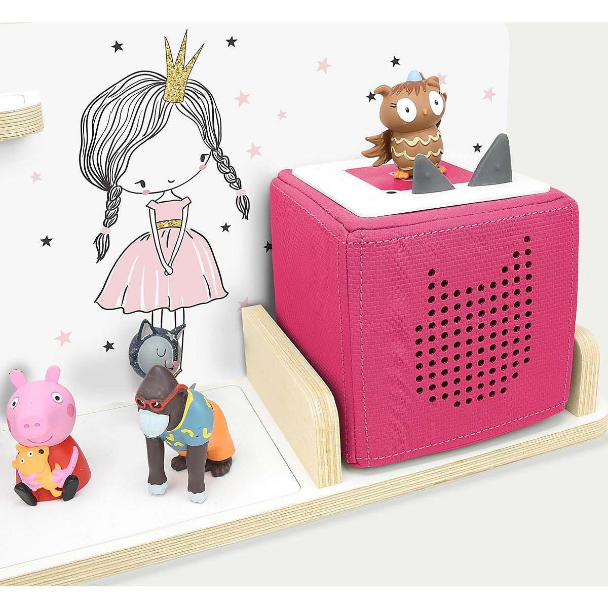 Regal für Musikbox Wundermädchen, klein - geeignet für Toniebox