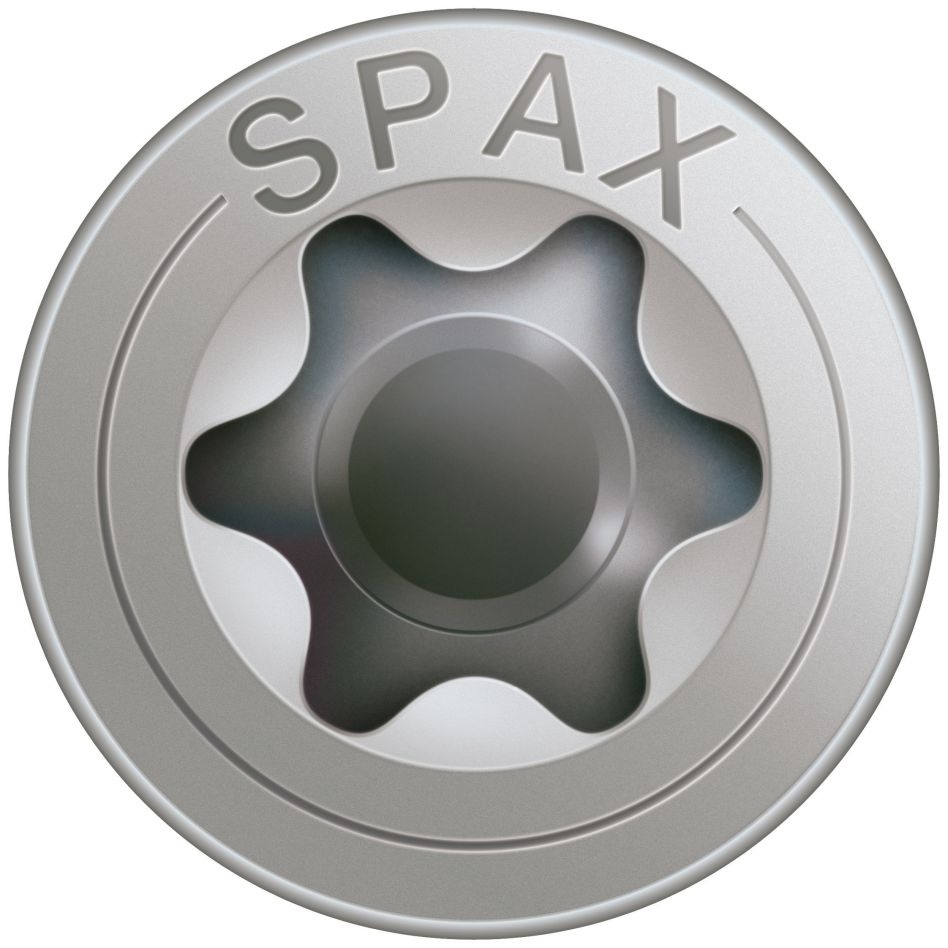 SPAX 1197000400253 Vijak iz nerjavečega jekla 4 x 25 mm, polni navoj, ugreznjena glava, T-STAR T20 - 200 kosov