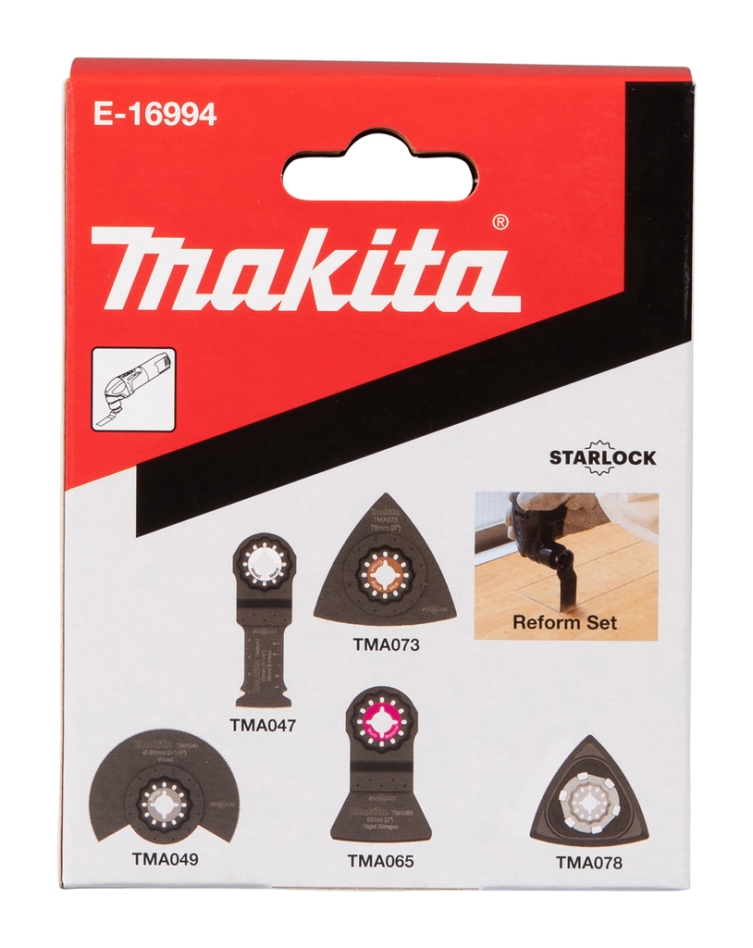 Zestaw narzędzi wielofunkcyjnych Makita Accessories E-16994, 5 elementów