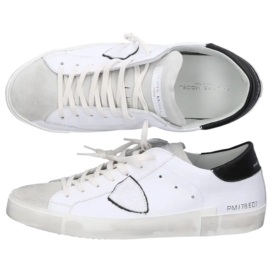 Philippe Model - Sneaker low PRLU Kalbsleder - weiß