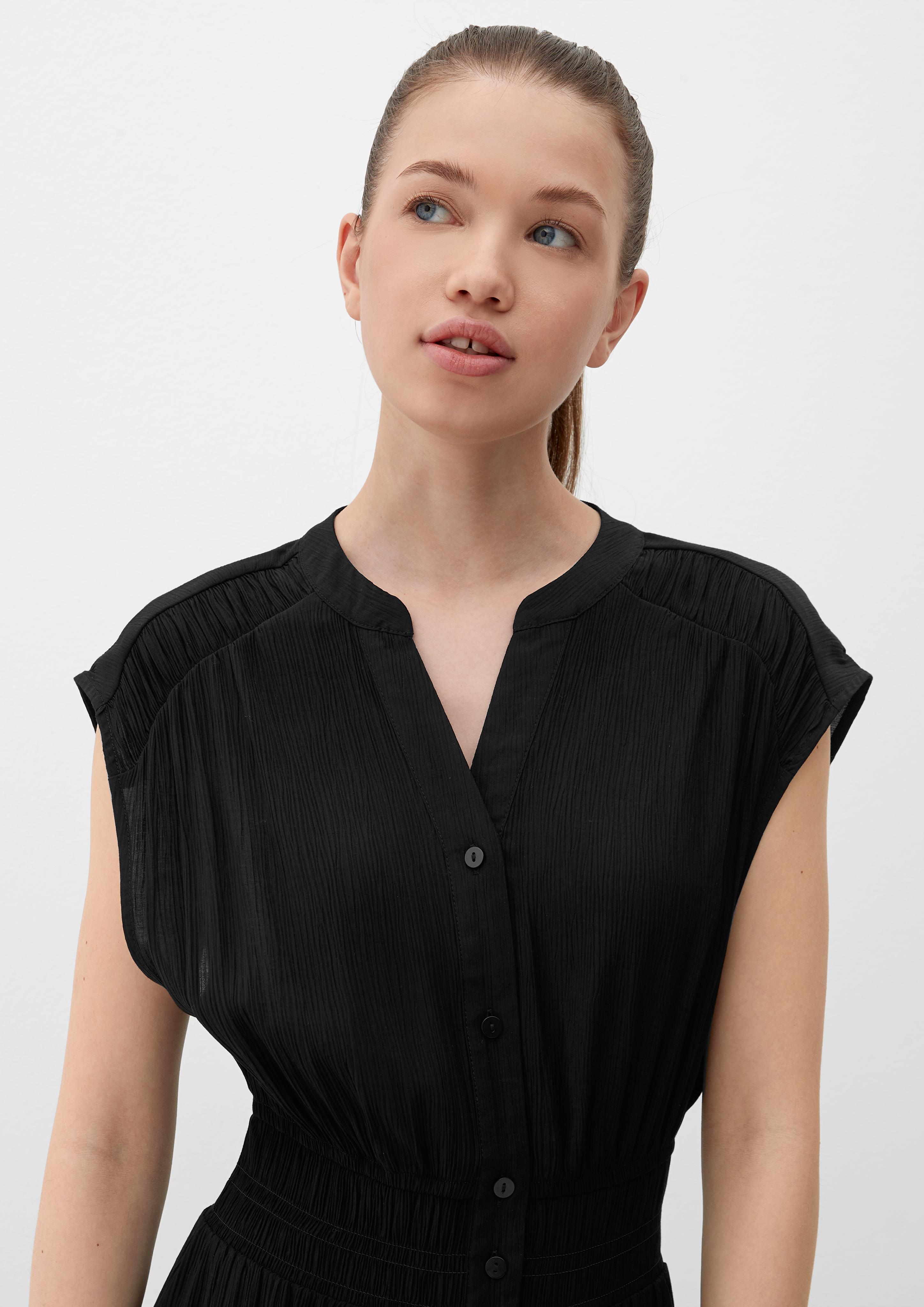 Midi-Kleid aus Viskose-Crêpe  2124575-9999