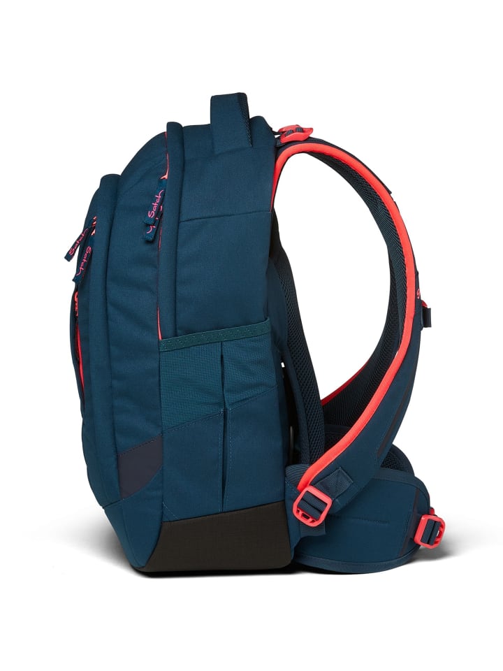 Satch sleek Schulrucksack 45 cm in petrol  pink günstig kaufen onesize