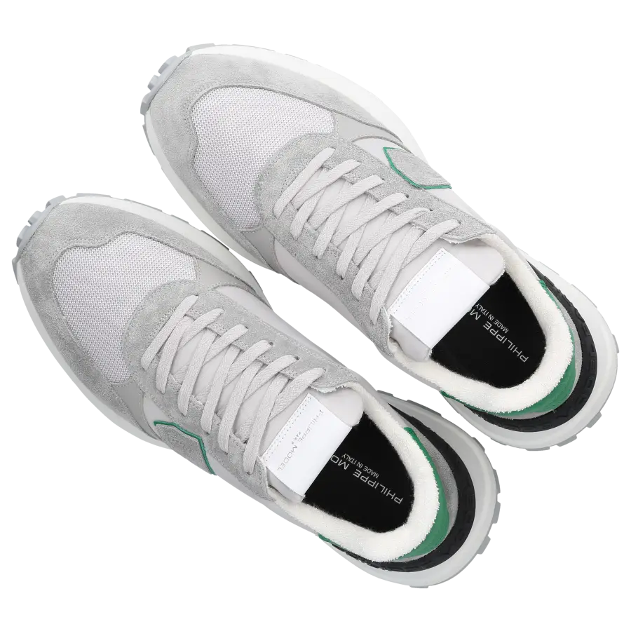 Philippe Model - Sneaker low ATLU W004 Veloursleder - grau