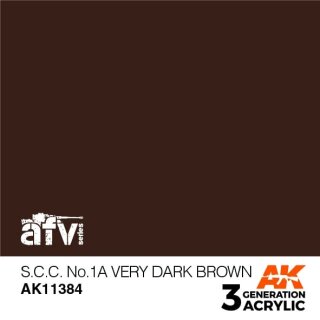 S.C.C. No.A Very Dark Brown (17 ml)