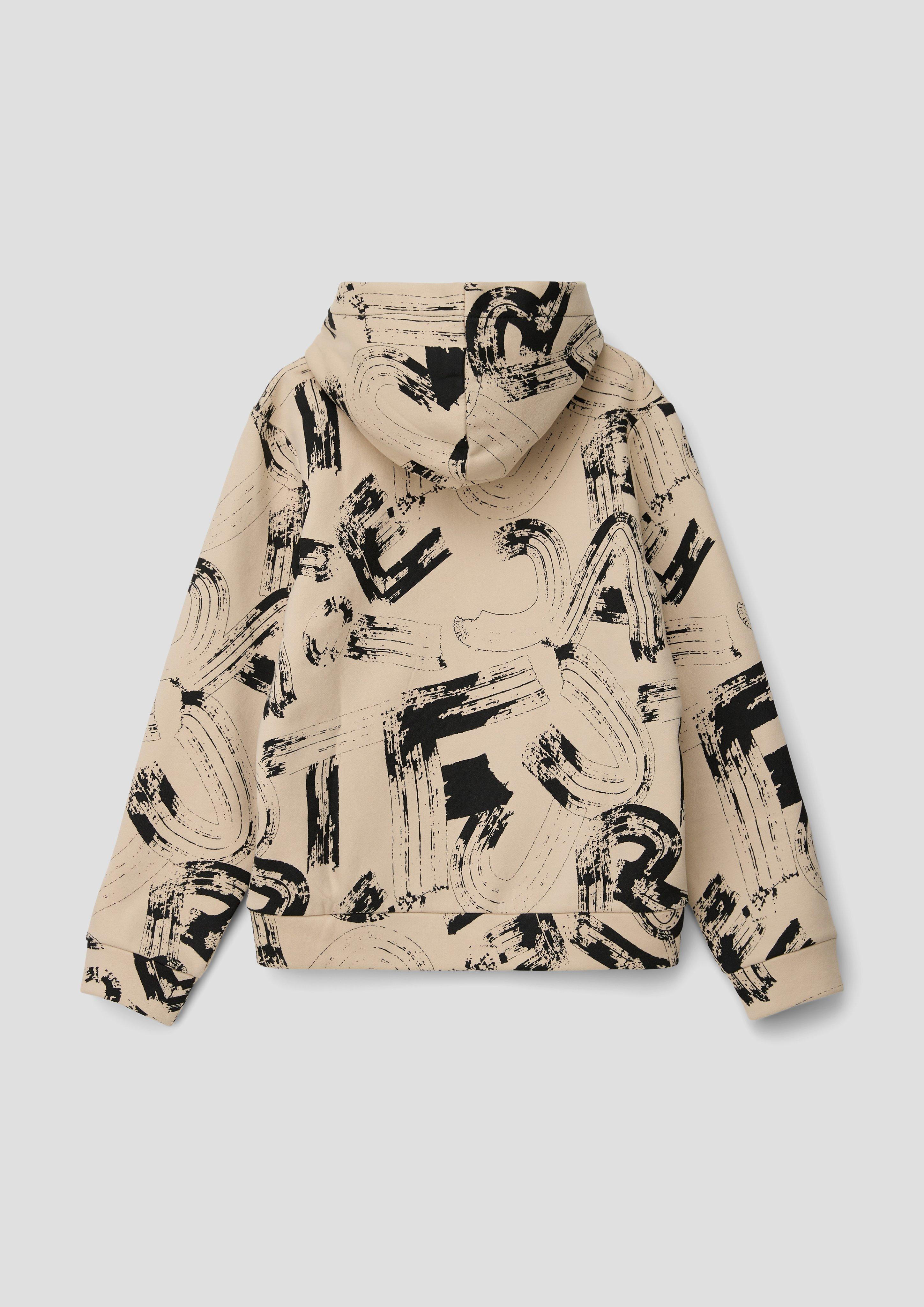 Kapuzenpullover mit Allover-Print  2137556-81A1