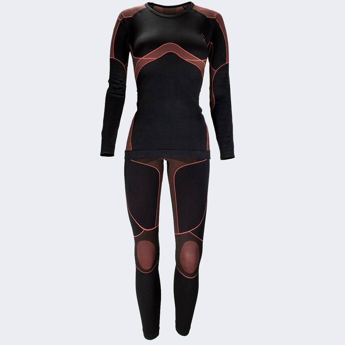Black Snake Coral Damen Funktionsunterwäsche Set