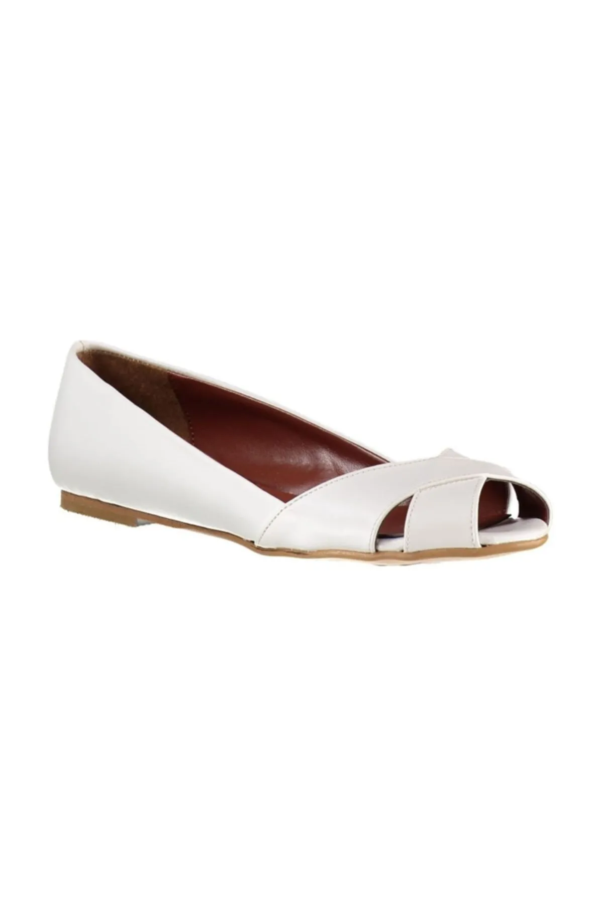 Fox Shoes  Weiße Damensandalen 9726109909