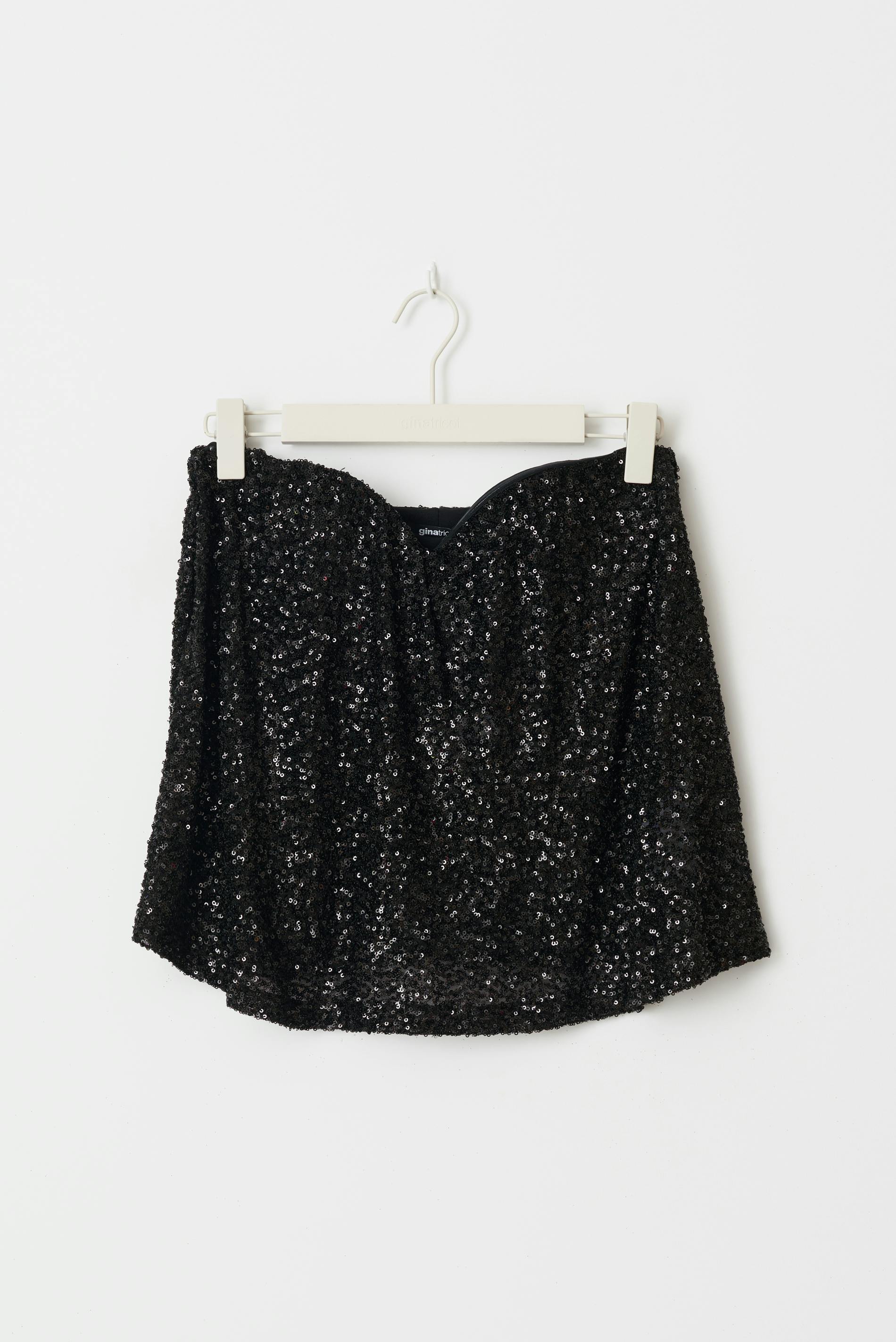 Strapless sequin top