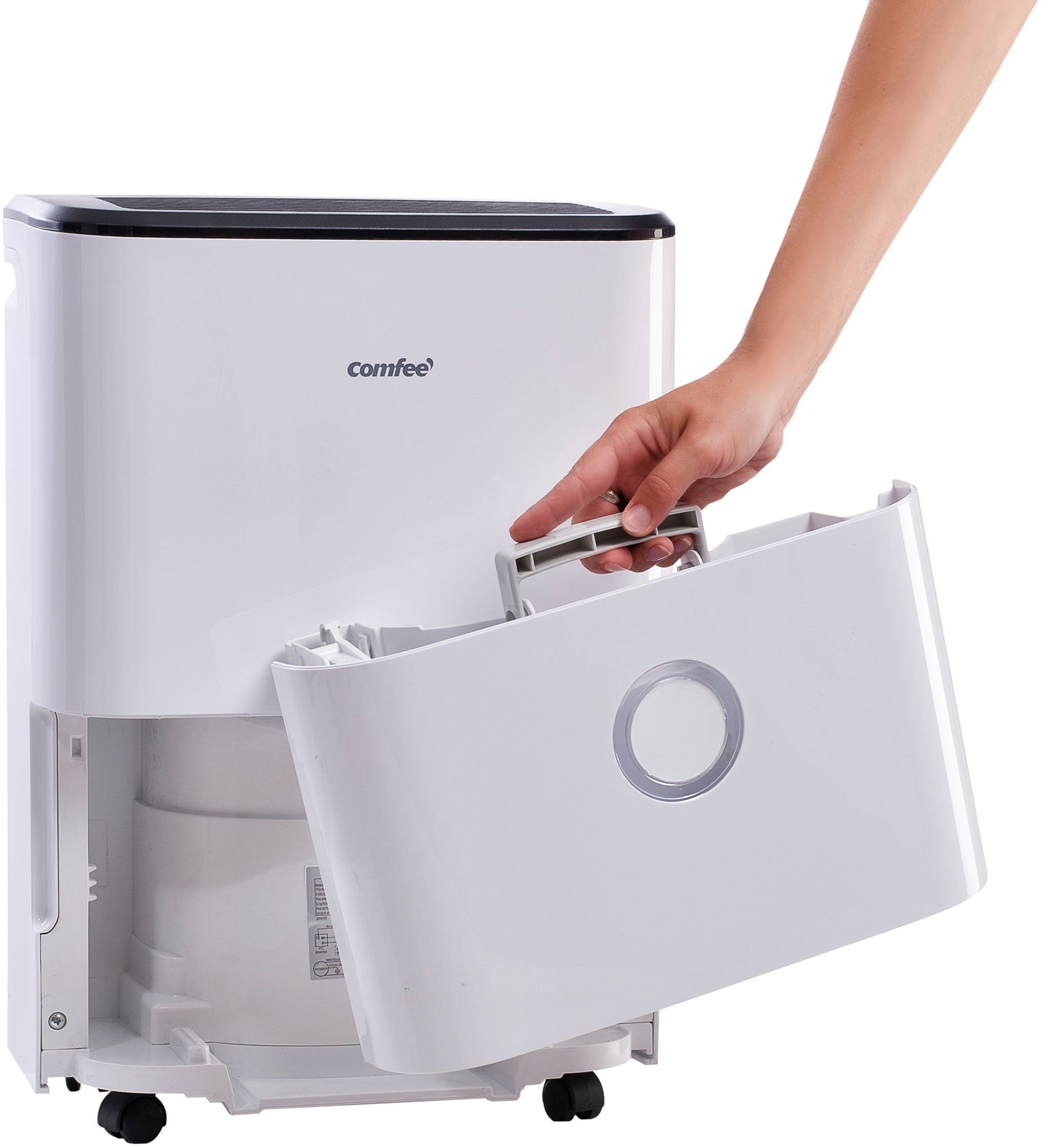 comfee Luftentfeuchter MDDF-16DEN7, für 110 m³ Räume, Entfeuchtung 16 l/Tag, Tank 3 l