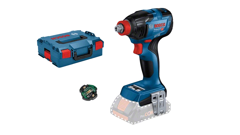 Bosch Blue 06019J0201 GDX 18V-210 C Mașină de înșurubat cu impact fără fir 18V fără baterii și încărcător în cutie L-Boxx