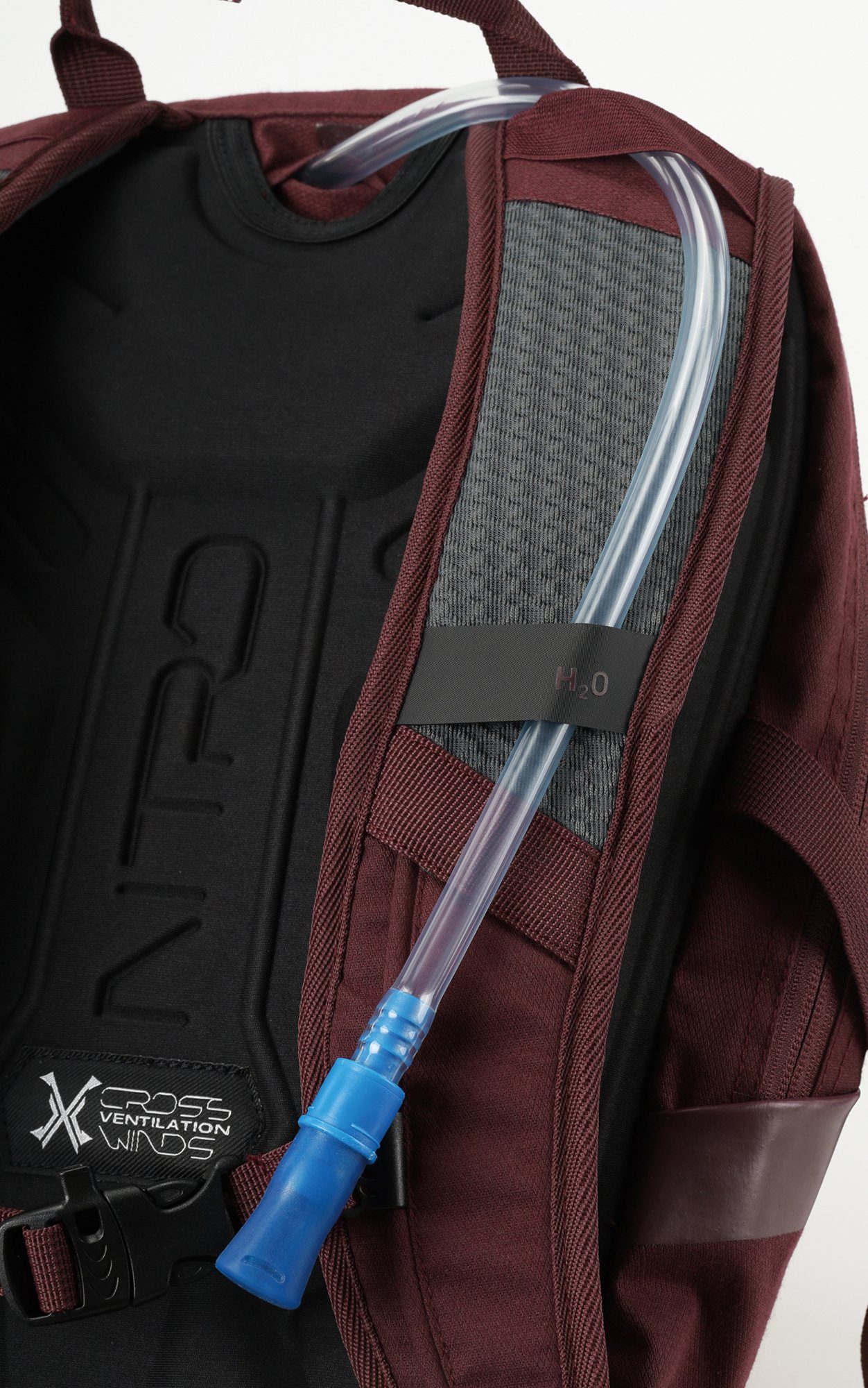 NITRO Trekkingrucksack Rover 14, Wine, speziell für den Wintersport konzipiert