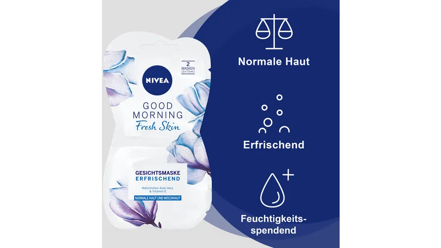 NIVEA Good Morning Fresh Skin Feuchtigkeitsmaske 15 ml
