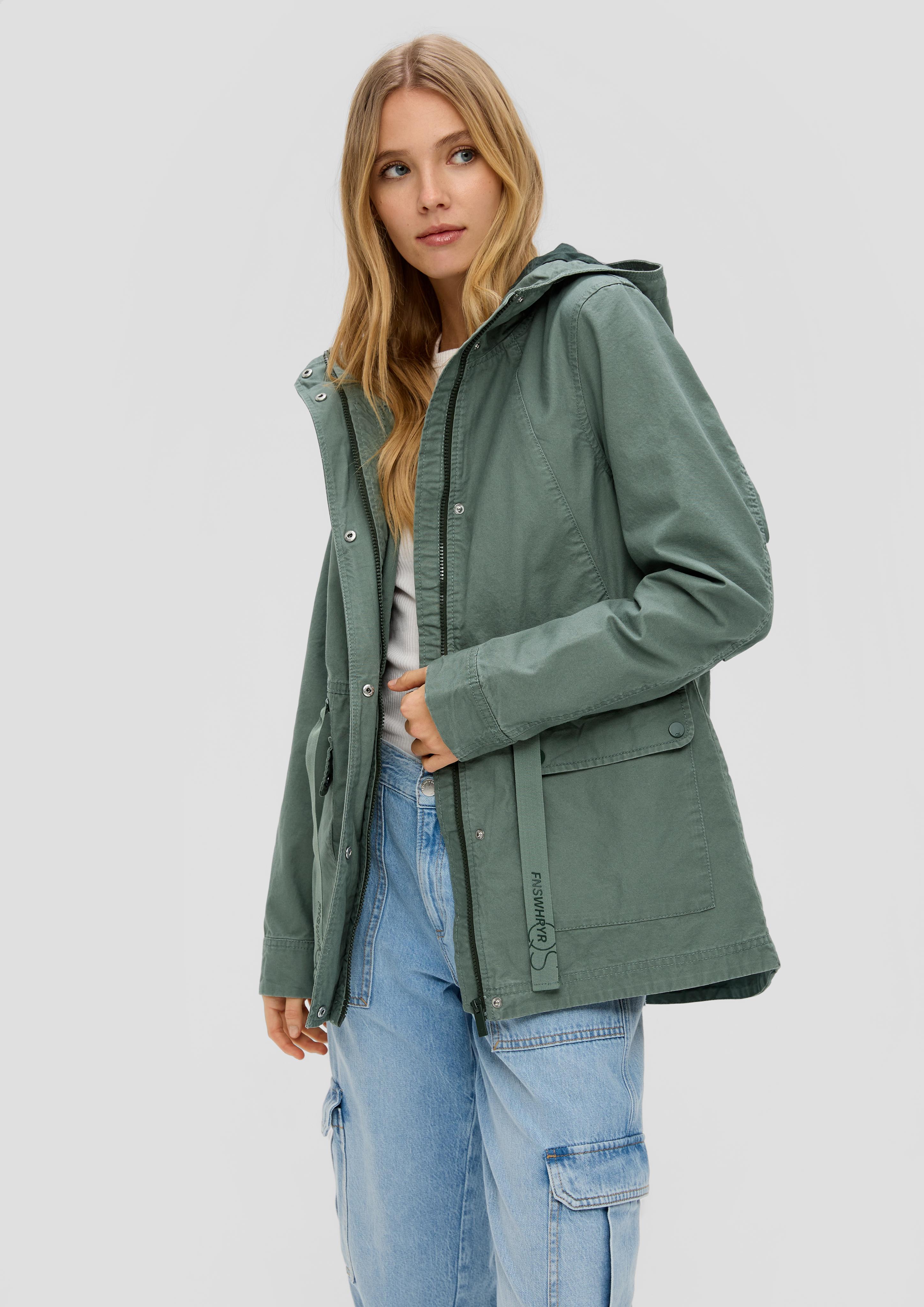 Kapuzenjacke mit Durchzugskordel  2140315-7816