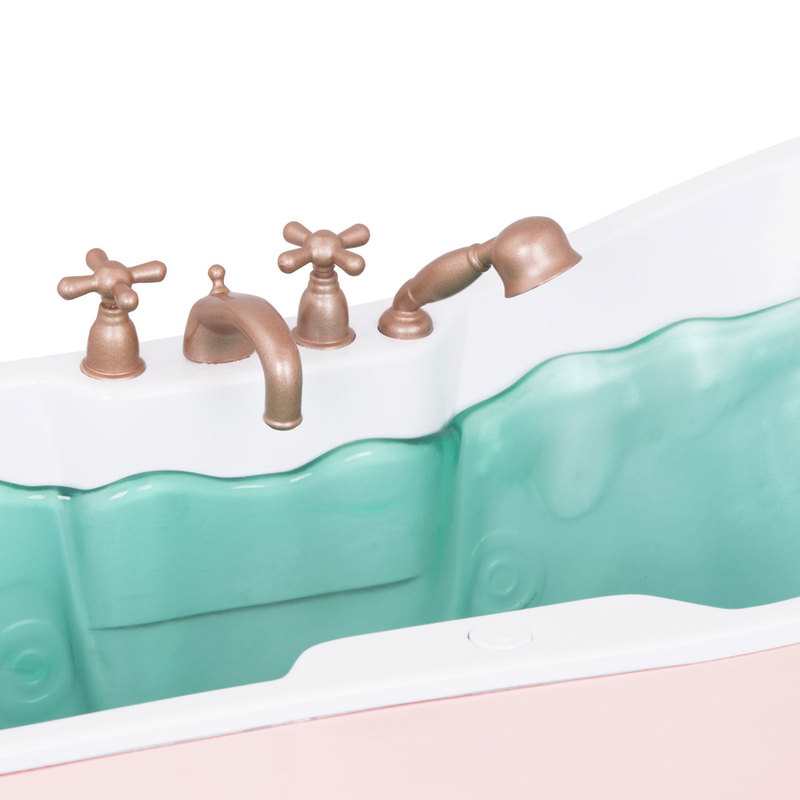Baignoire et ses accessoires pour poupée Our Generation
