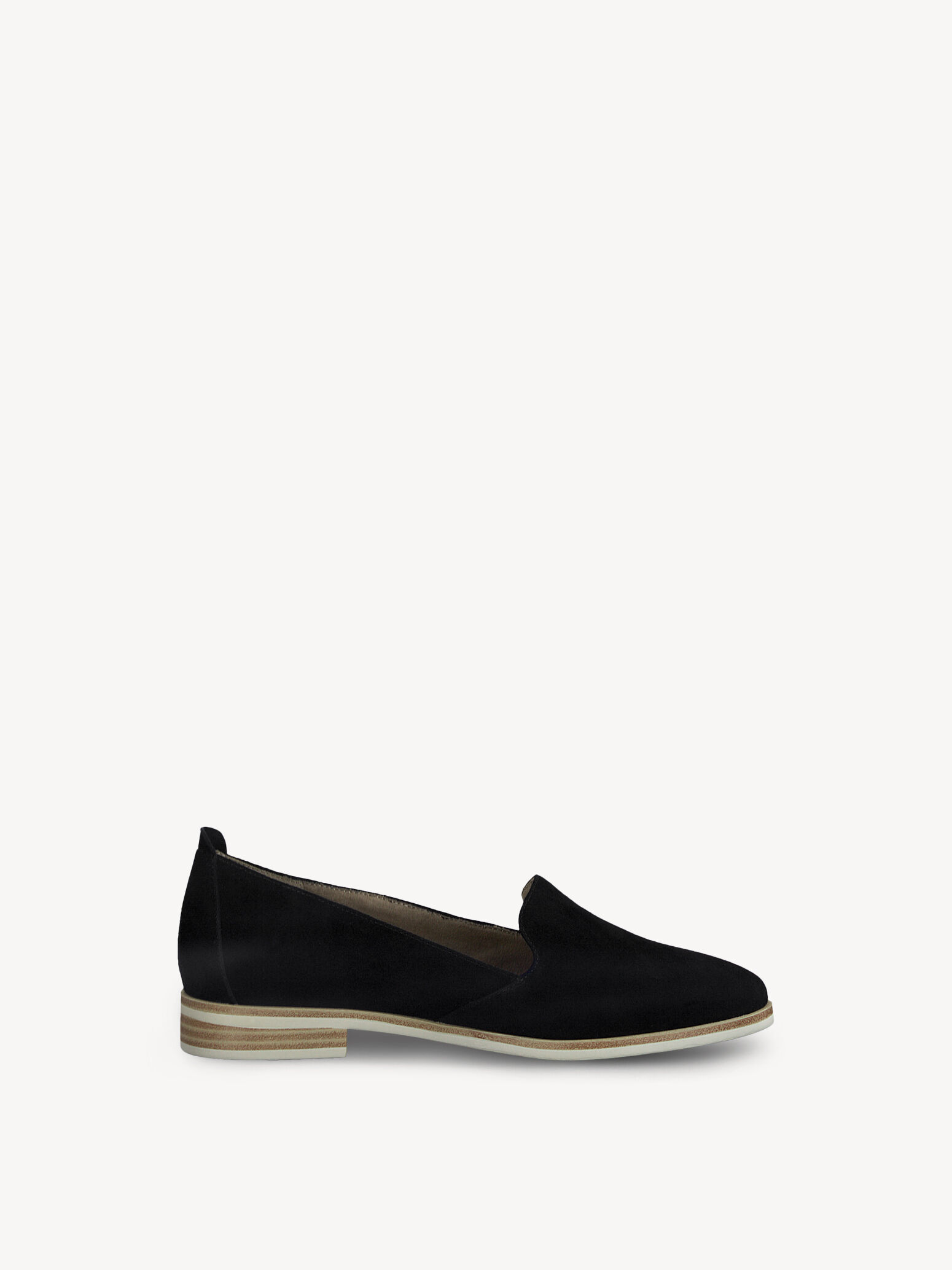 Slipper en cuir - noir