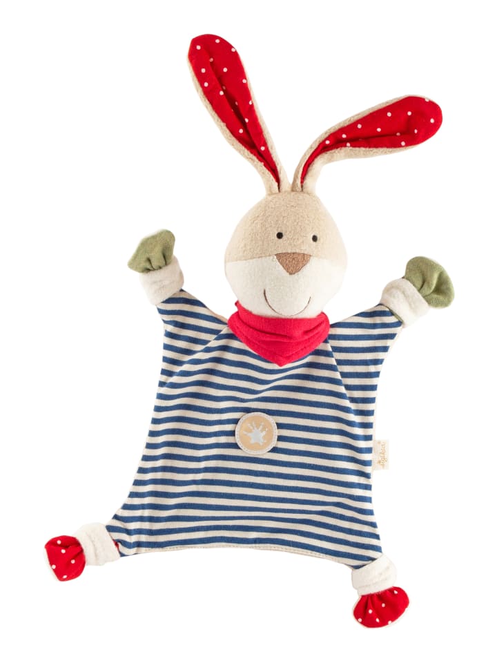 Sigikid Schnuffeltuch Hase Baby Geschenk in blau günstig kaufen onesize