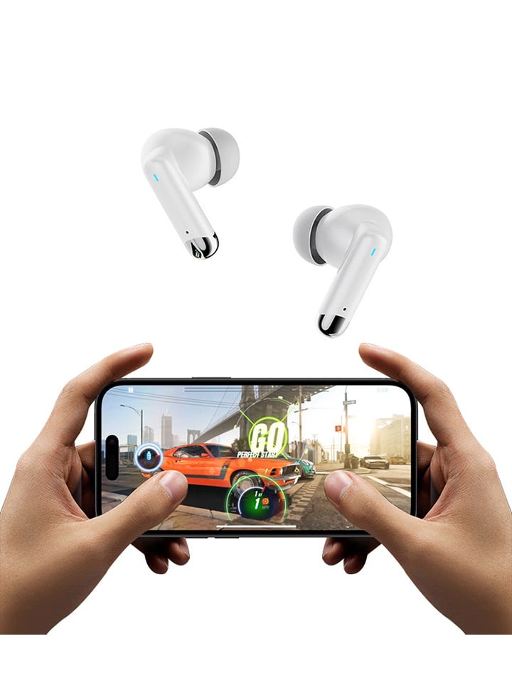 SmartCase Bluetooh-In-Ear Kopfhörer in Weiß günstig kaufen onesize