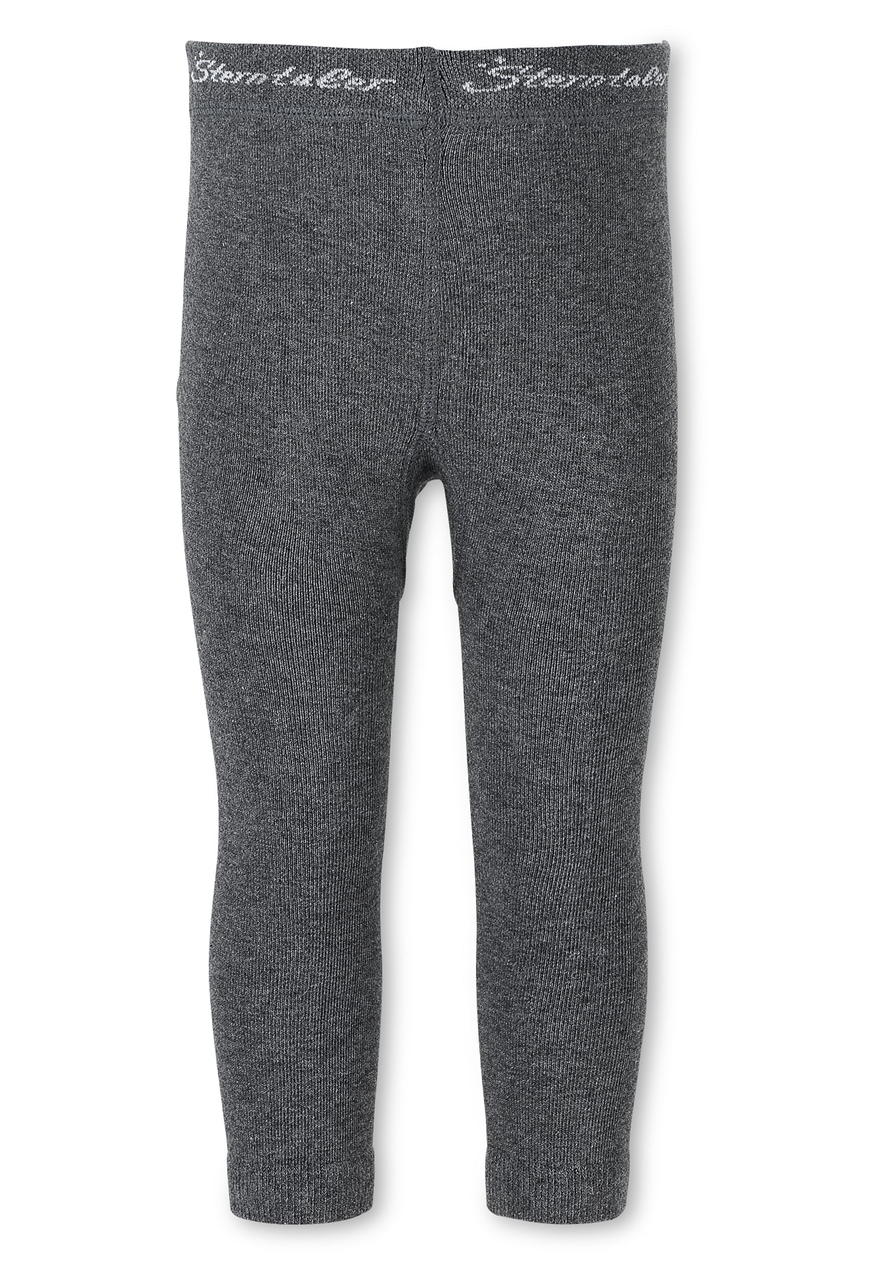Leggings uni in Marine oder Anthrazit Melange