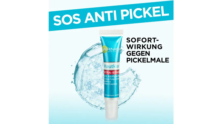 Garnier Skin Active Hautklar SOS Anti-Pickel-Gel-Stift: Trocknet Pickel in 5 Stunden aus und mildert Hautunreinheiten 10 ml