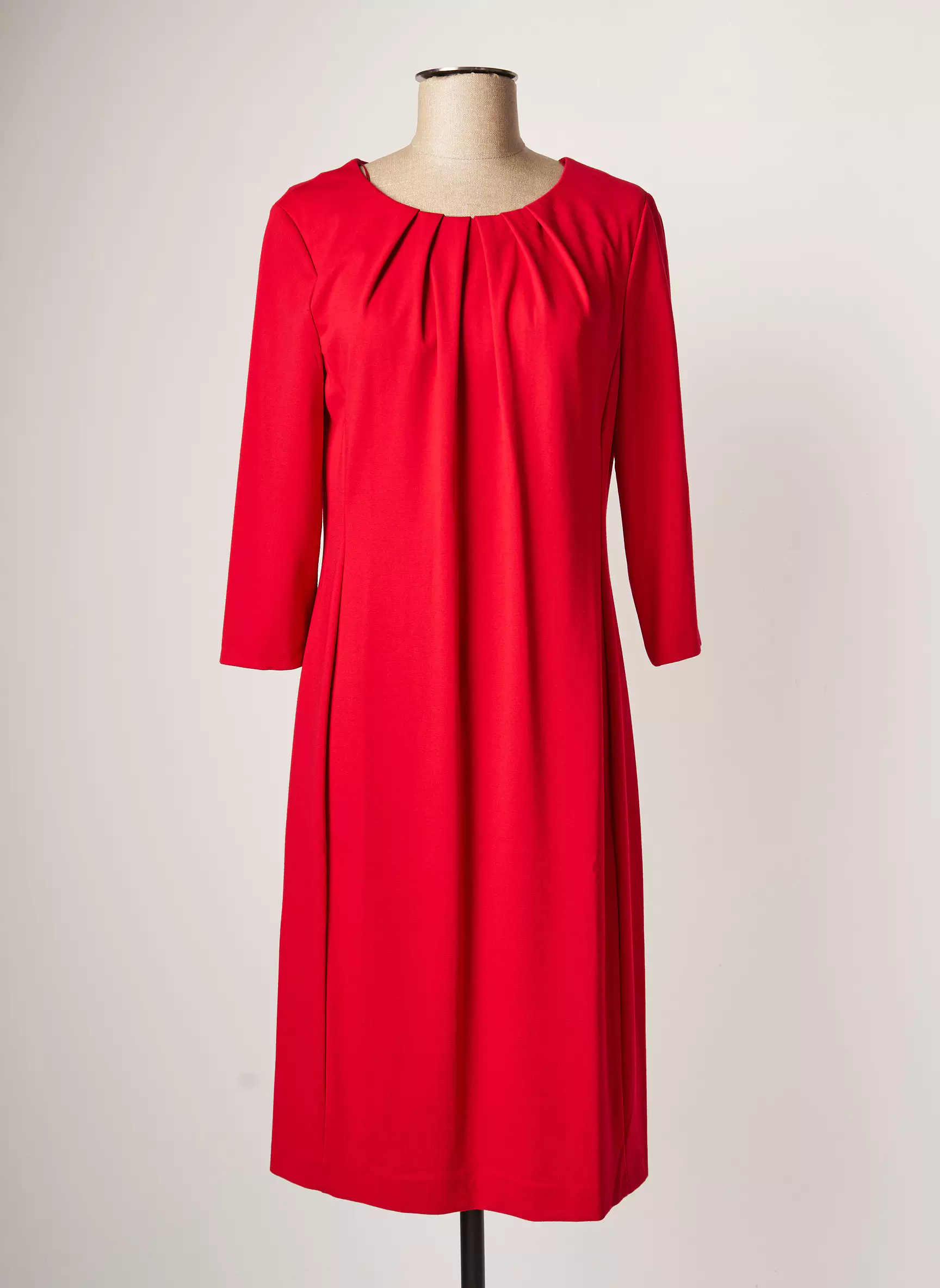 Basler Robes Mi Longues Femme couleur rouge