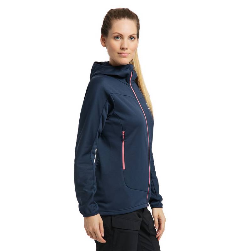 Haglöfs Frost Mid HoodHood Fleecejacke Damen