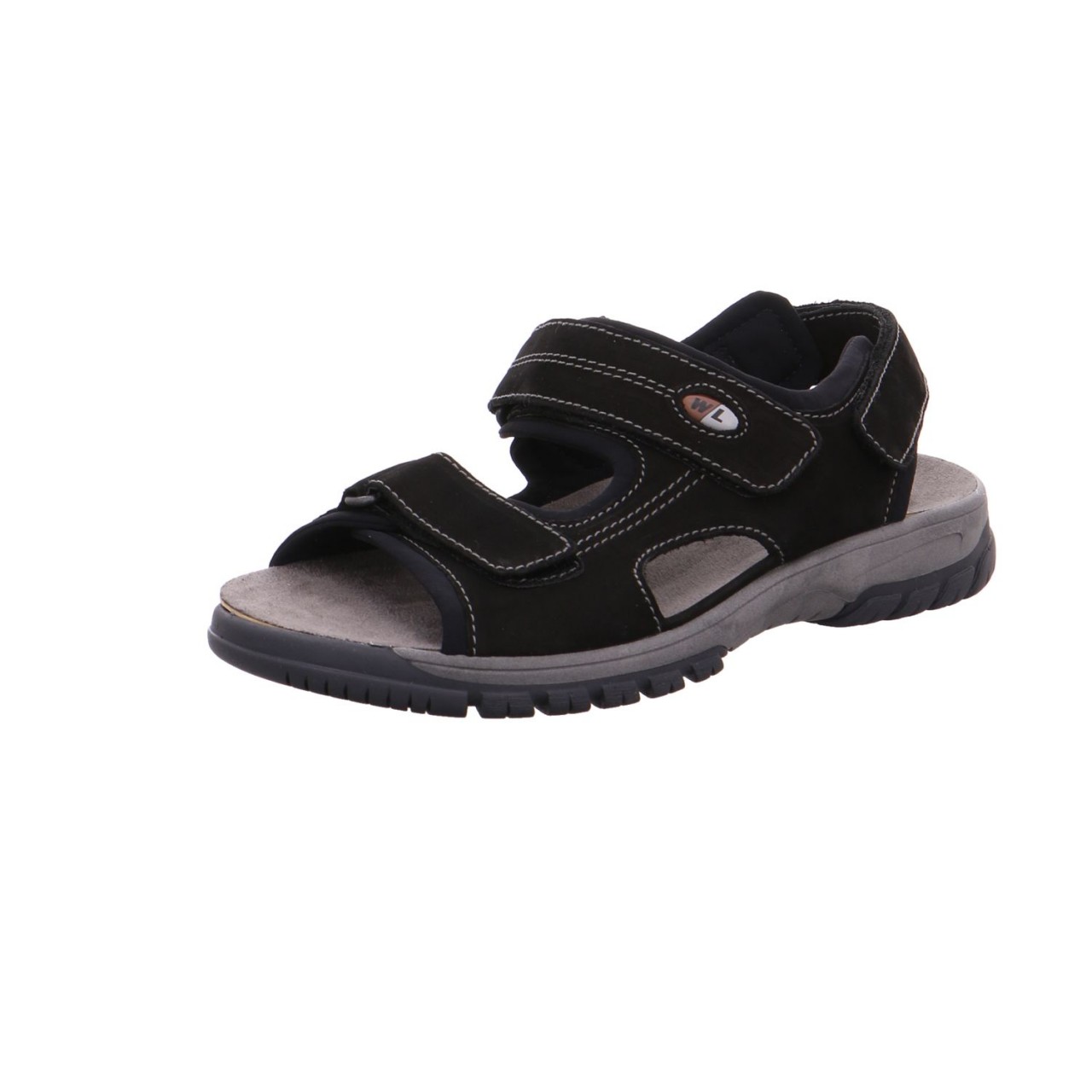WALDLÄUFER Komfort Sandalen schwarz