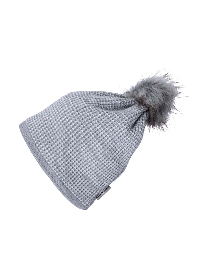 Sterntaler Bommelmütze Glitzereffekt in silber mel. günstig kaufen