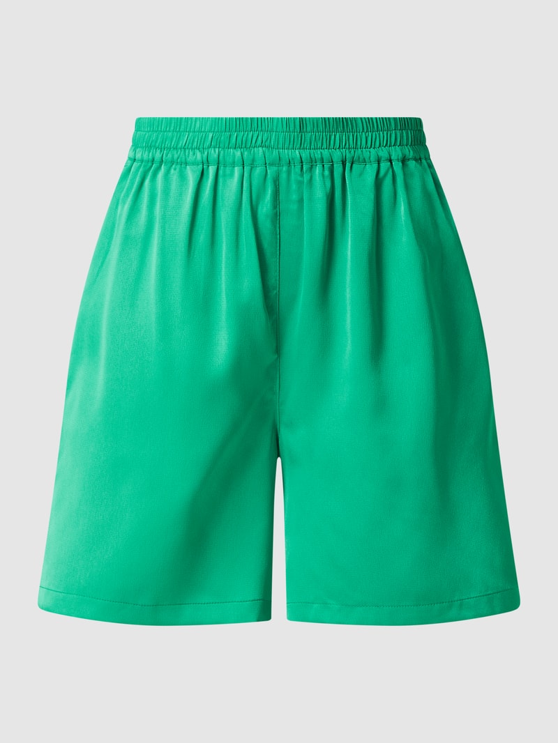 Shorts aus Satin Modell 'Matilla' in grün