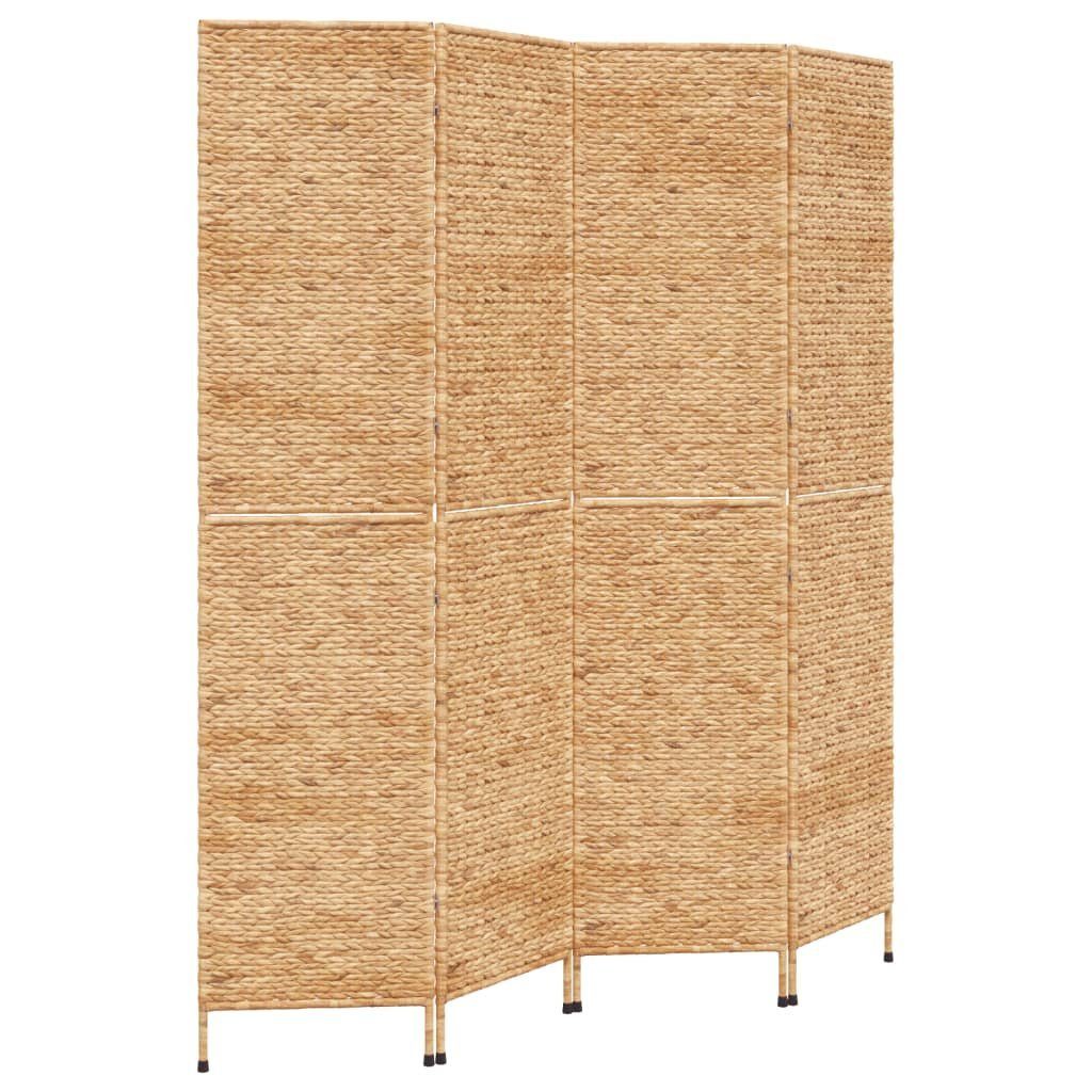 furnicato Raumteiler Paravent 4-tlg. 163x180 cm Wasserhyazinthe