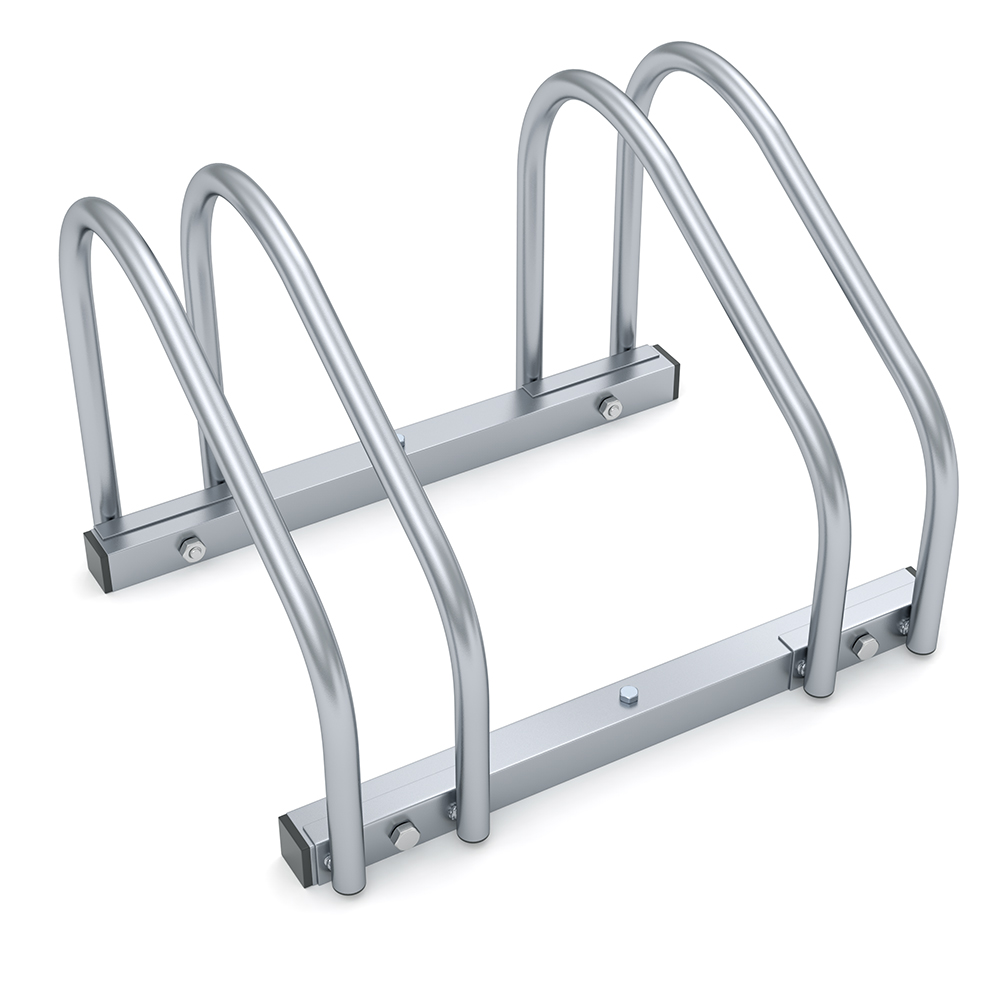 Casaria monzana® Fahrradständer für 2 Fahrräder 48x32x27 cm