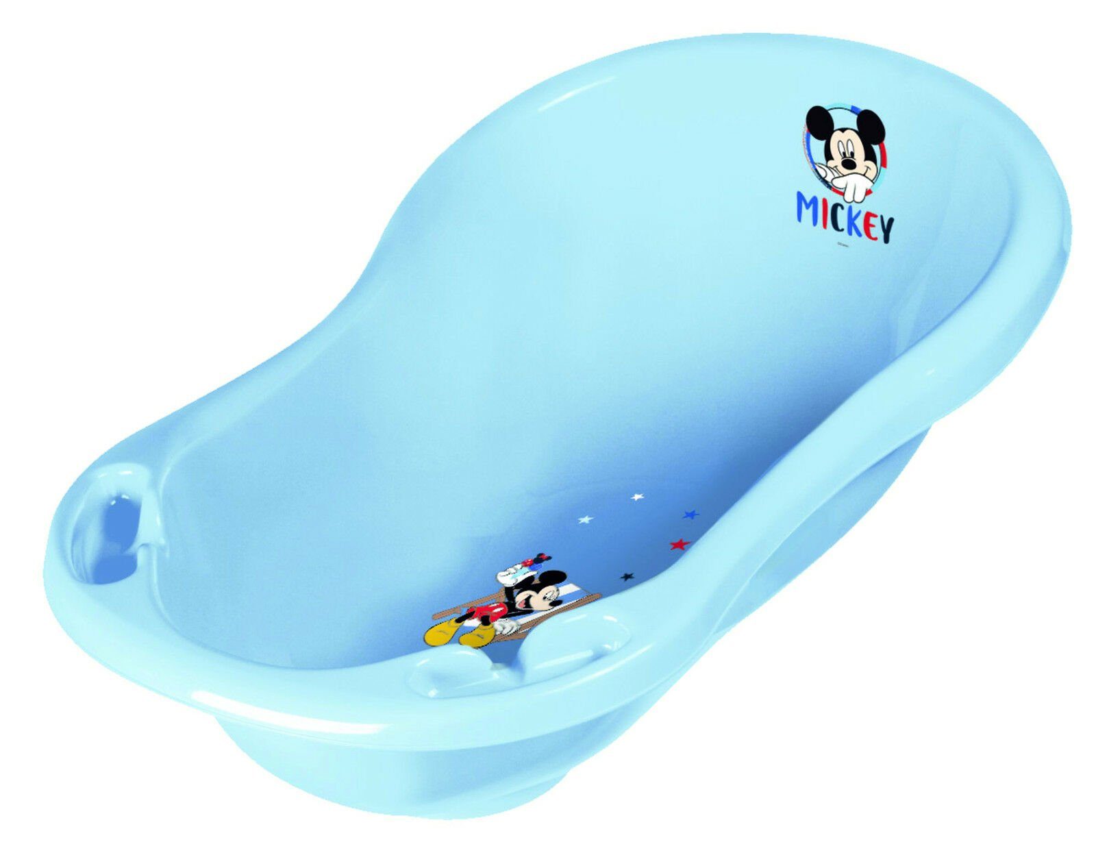 keeeper Babybadewanne Badewanne 84 cm  Micky blau + Ablaufstöpsel