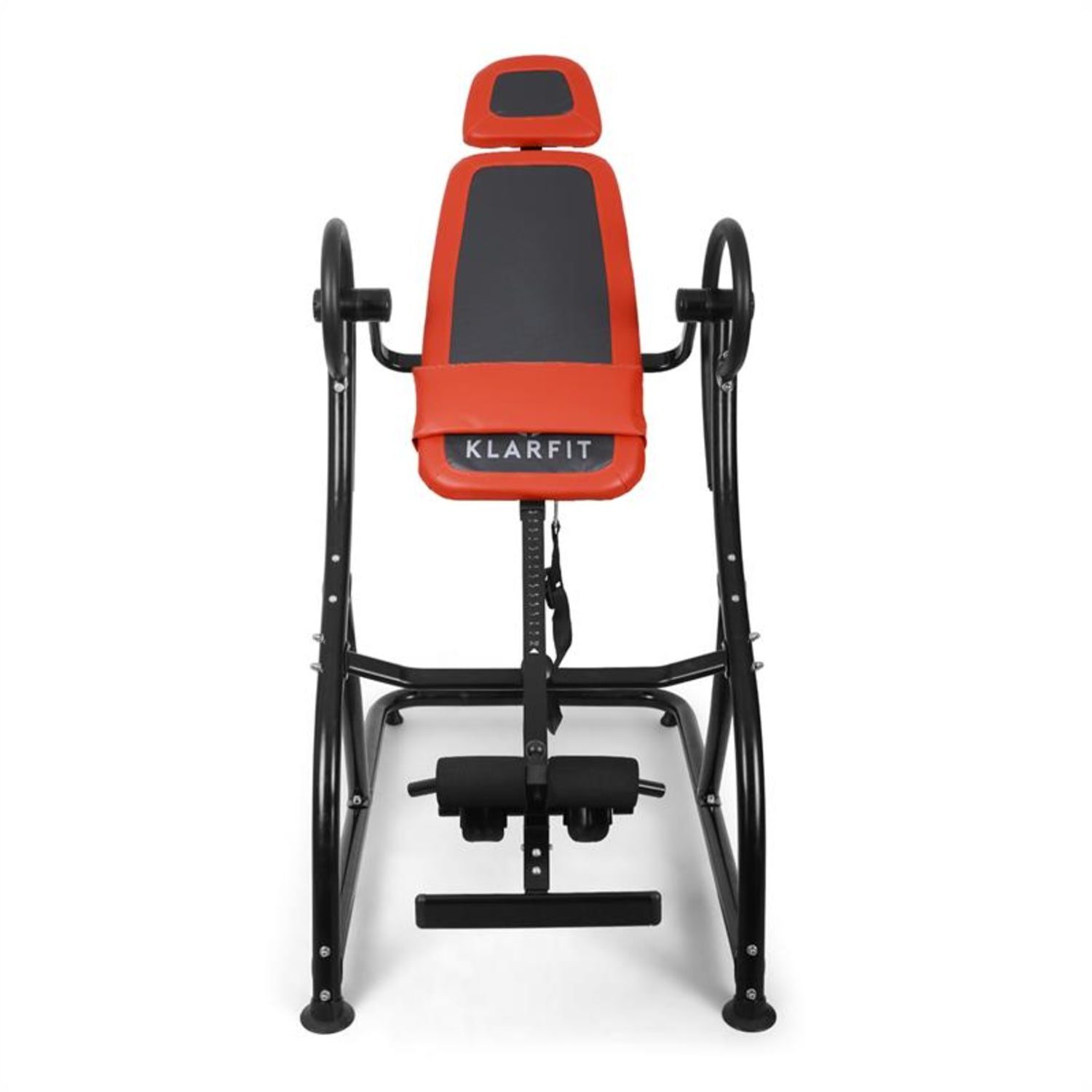KLARFIT Rückentrainer Relax Zone Comfort Inversionsbank, (Set, mit Rückenkissen), Schwerkrafttrainer Fitness Gym Inversionstrainer