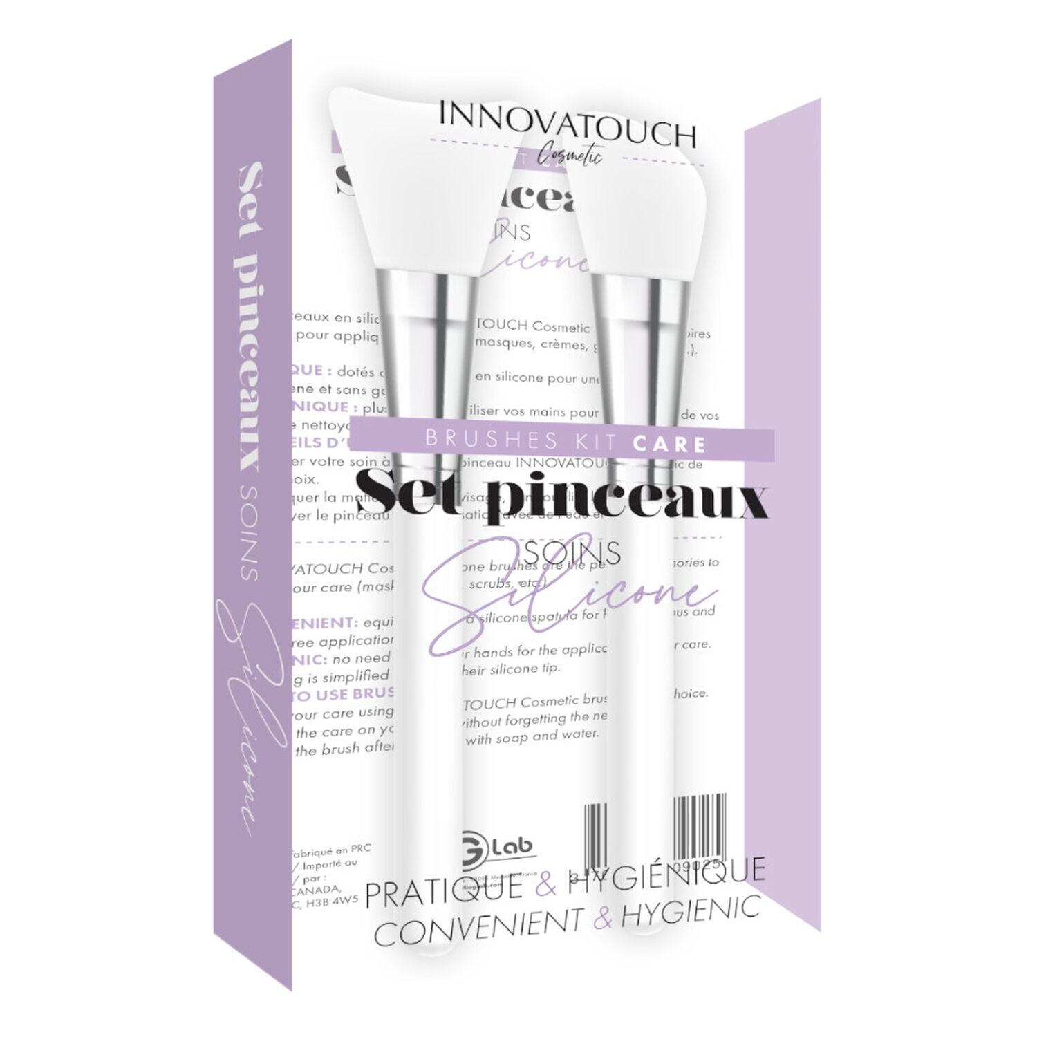 Innovatouch Pinceaux en Silicone Pratique & Hygiénique