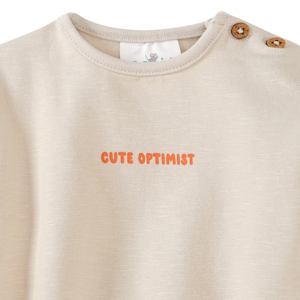 Newborn Sweatshirt mit Flammgarn