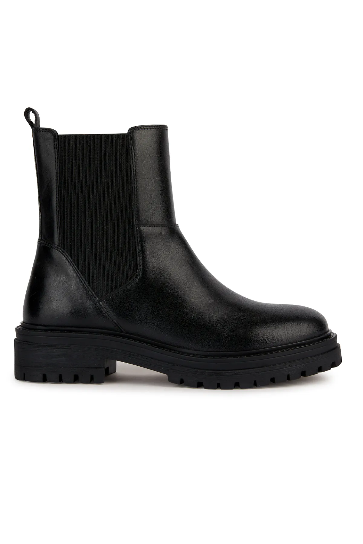 Geox  Stiefelette - Schwarz - Blockabsatz