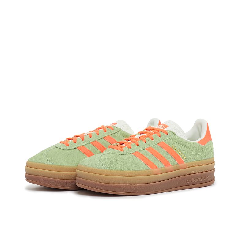 adidas Originals Wmns Gazelle Bold (Plateau) semi green spark/screaming orange/core white