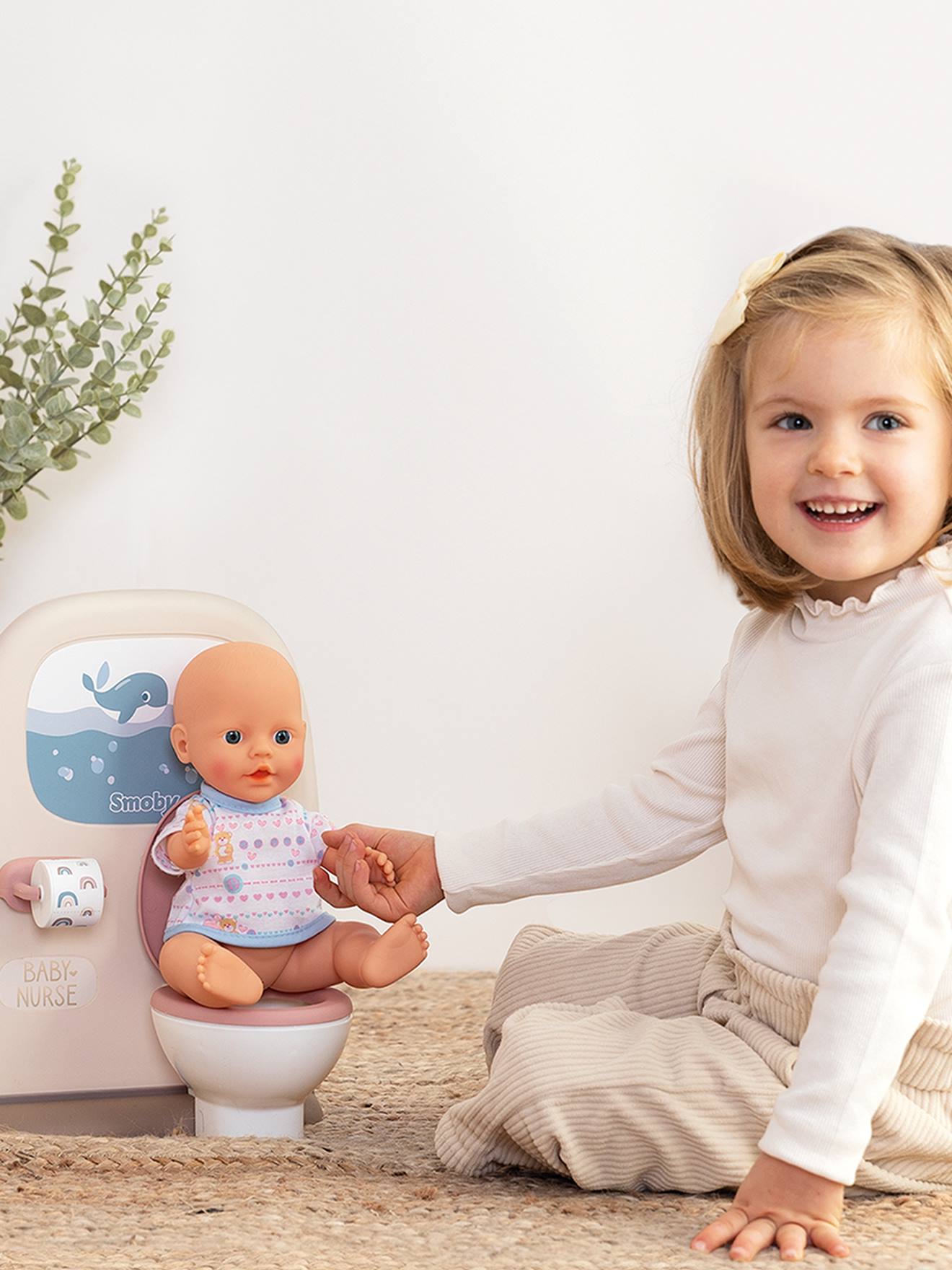Smoby Toiletten-Spielset für Puppen Baby Nurse SMOBY - mehrfarbig