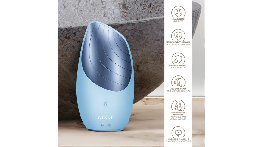 GESKE Thermo Facial Brush 6 IN 1 aquamarine aquamarin