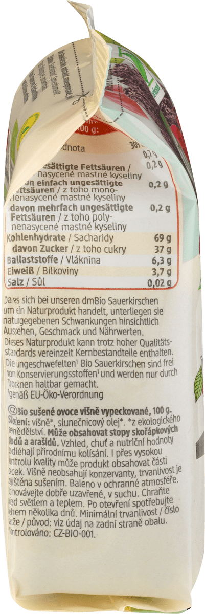 Trockenfrüchte, Sauerkirschen entsteint, 100 g