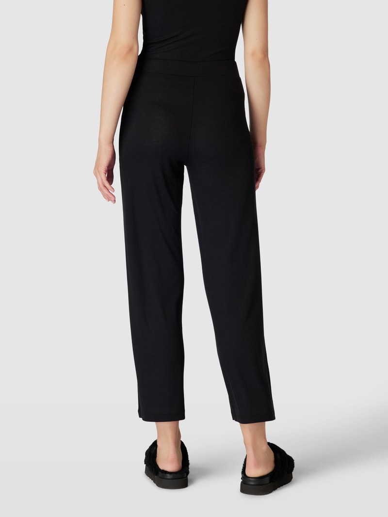 Freizeithose in Melange-Optik Modell 'STELLAA' in schwarz