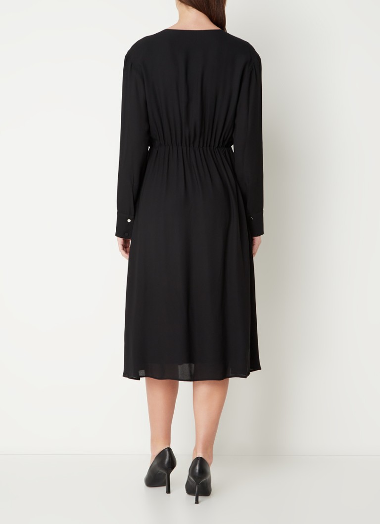 Robe midi HUGO BOSS Dagatta en tissu stretch