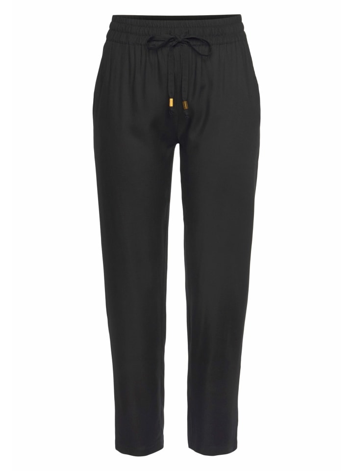 LASCANA Schlupfhose in schwarz günstig kaufen