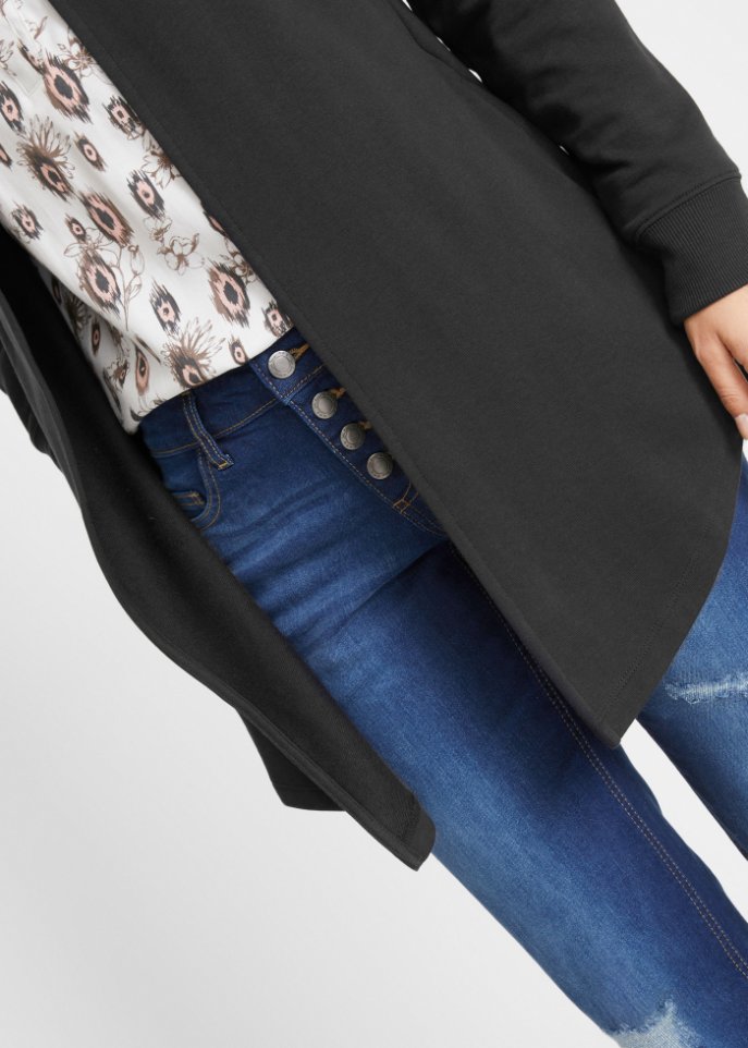 Long-Sweatjacke