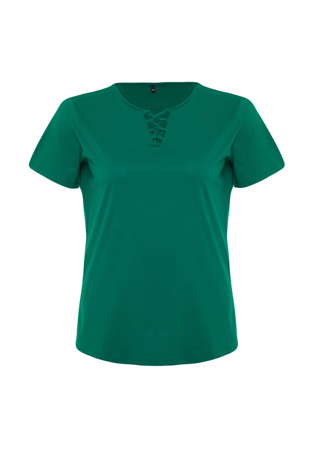 Trendyol Curve  Große Größen in T-Shirt - Grün - Relaxed Fit