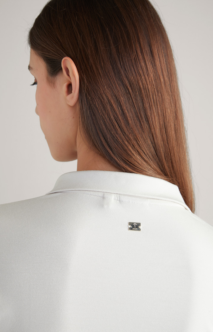 Polo-Longsleeve in Hellbeige