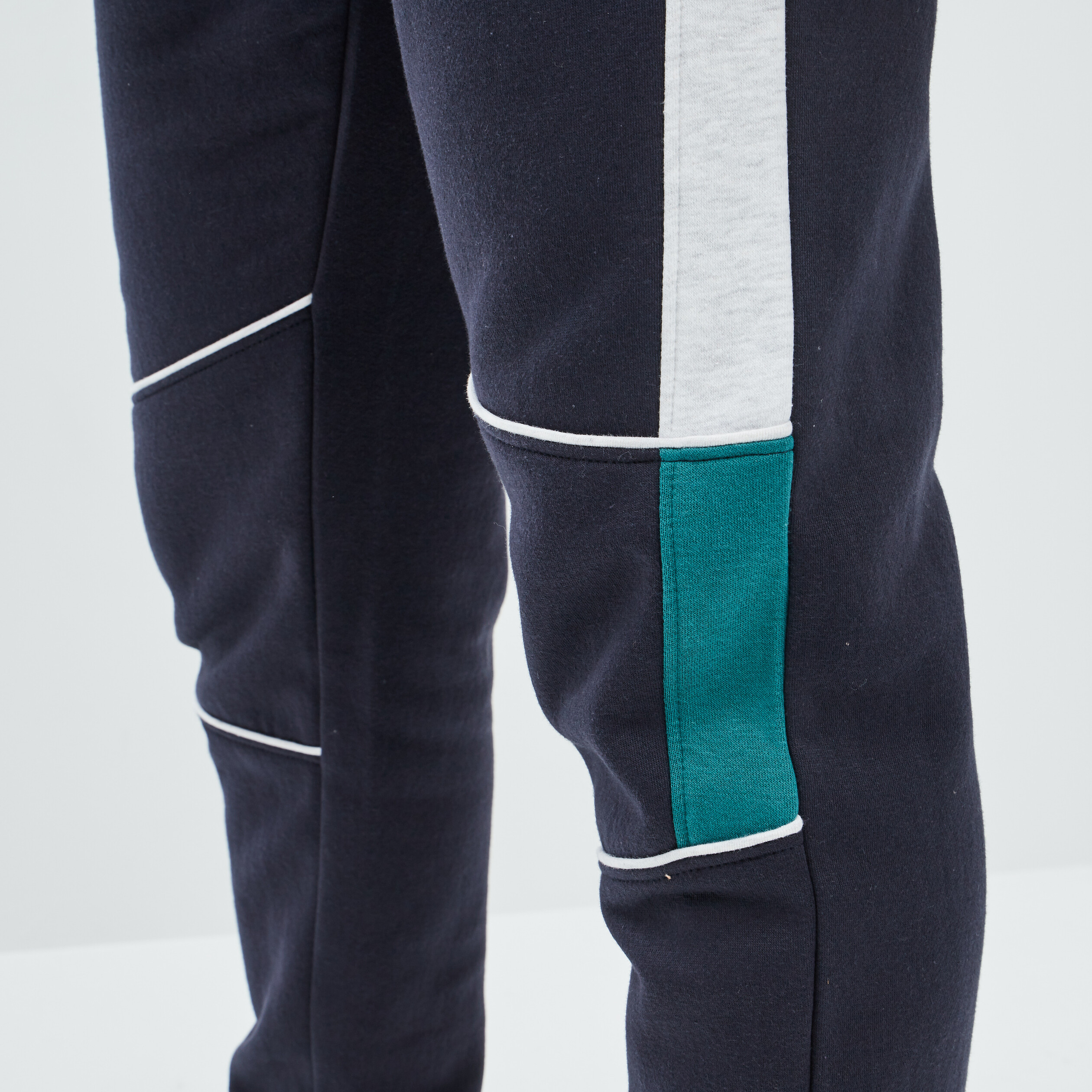 Pantalon jogging droit bleu marine homme | La Halle