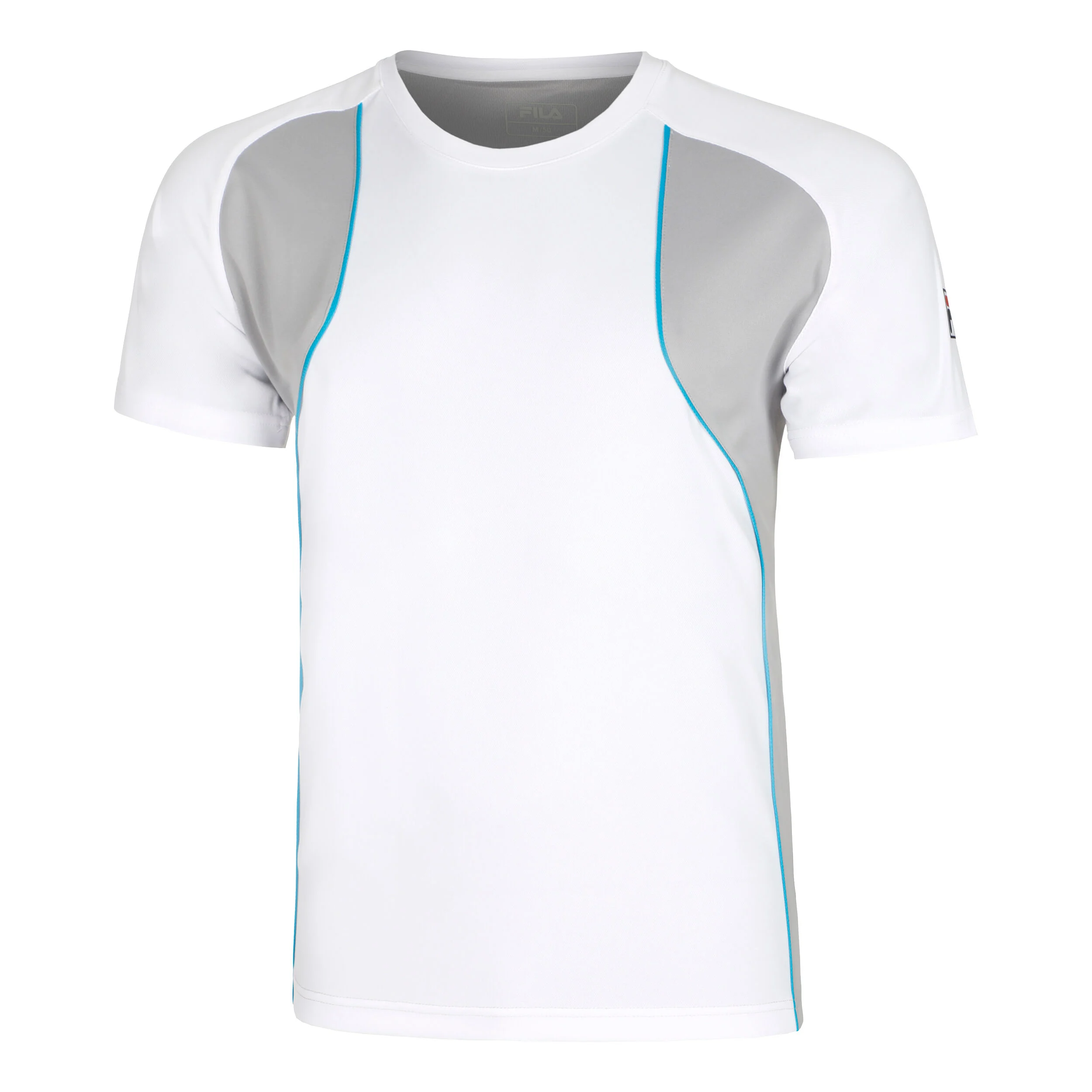 Hudson T-Shirt Herren - Weiß, Silber